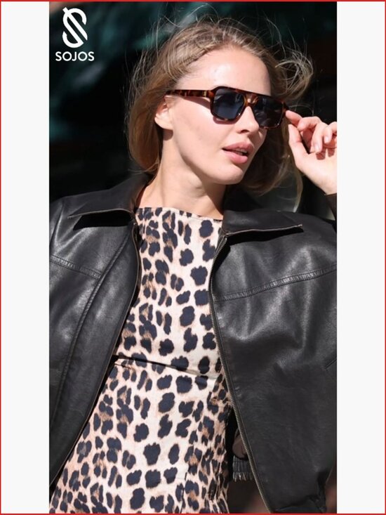 Retro Aviator Sunglasses Polarized Square Designer Inspired Shades main image 7